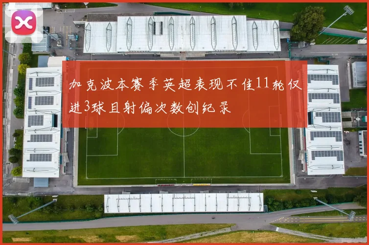 加克波本赛季英超表现不佳11轮仅进3球且射偏次数创纪录